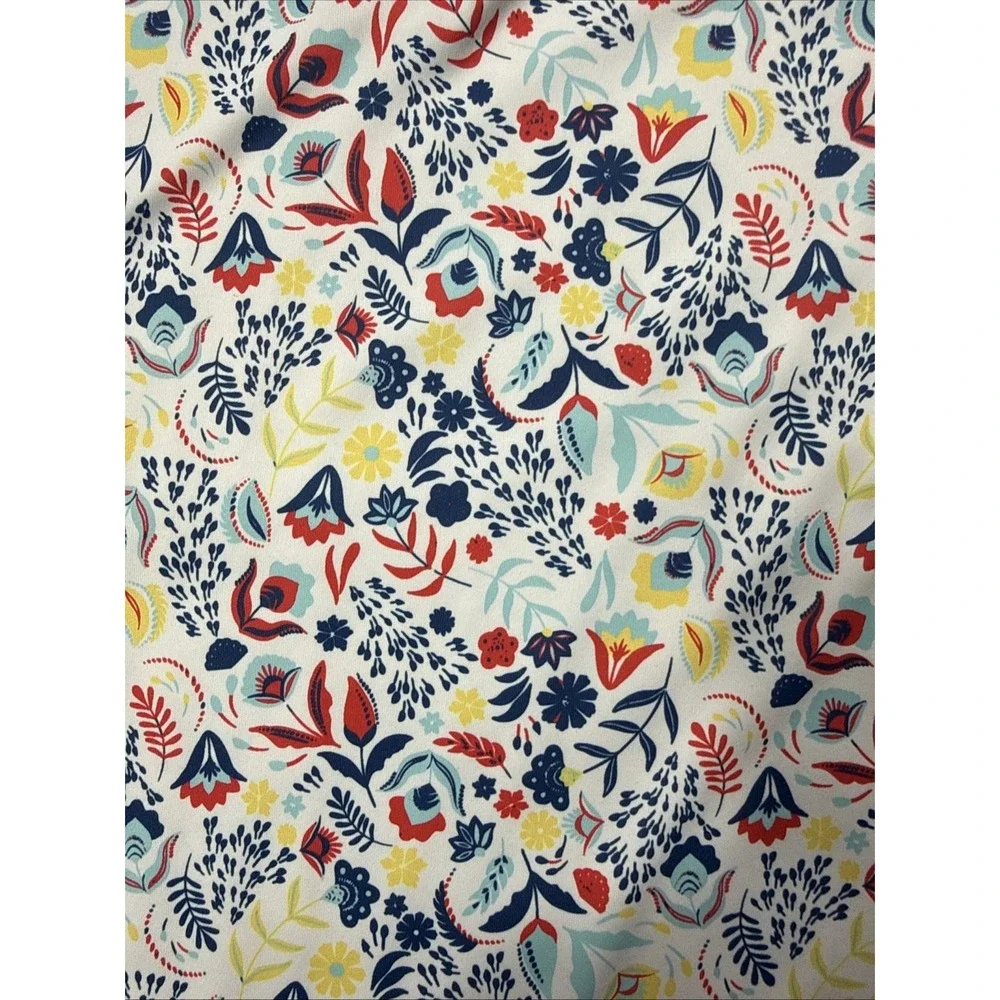 Swannies Men XL Floral Hawaiian AOP Golf Polo Stretch Covered Bridge Logo EUC - Picture 13 of 16